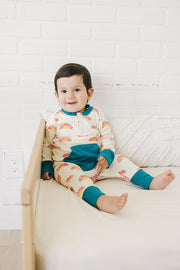 GOTS Certified Organic Cotton Playsuit - Sunrise