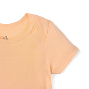 Bamboo Baby Bodysuit in Peach Fuzz