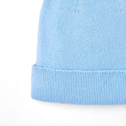 Knit Baby Pom Beanie in Baby Blue