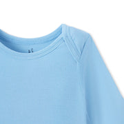 Long Sleeve Baby Bodysuit in Blue Bell