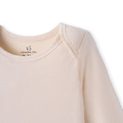 Long Sleeve Baby Bodysuit in Sand