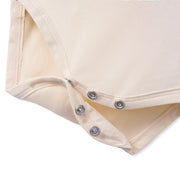 Long Sleeve Baby Bodysuit in Sand