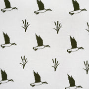Mallard Duck Jacquard Knit Baby Blanket