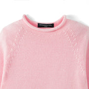 Knit Rollneck Baby Sweater in Pink
