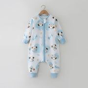 Split-leg Sleeping Bag To Prevent Kicking Off The Covers One-piece Bodysuit