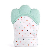 Baby Silicone Mitts Teething Mitten Glove Sound Teether Newborn Chewable Nursing Mittens Teether Natural Stop Sucking Thumb Toy