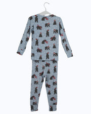 Bear Christmas Bamboo Pajamas for Kids – Two Piece Set