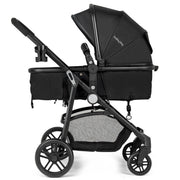 2-in-1 Foldable Pushchair Newborn Infant Baby Stroller