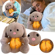 Breathing Rabbit Soothing Sensory Plush Toy With Relieve Anxiety Bunny Comforter Breathes For Newborn Conciliate Baby