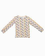 Multi Checkered Bamboo Pajamas for Kids – Two Piece Set