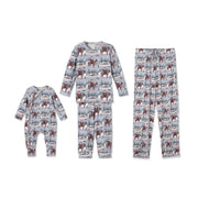 Cowboy Christmas Family Matching Bamboo Pajamas