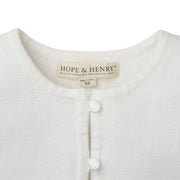 Cropped Curved Hem Cardigan - Baby