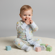 Bamboo blossom ruffle zippie