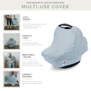 Multi-use Cover, Stormy Blue Stripe