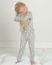 Bunny Bamboo Pajamas for Kids – Two Piece Set