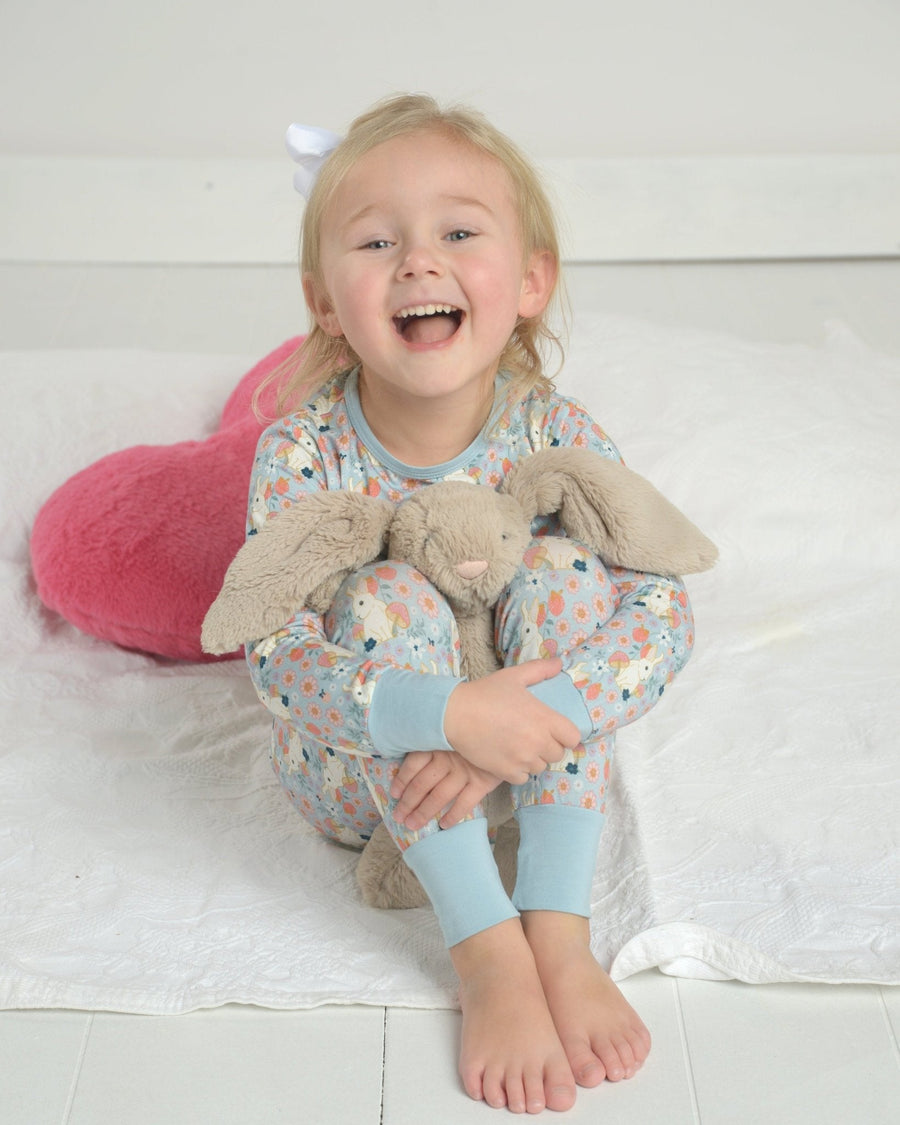 Bunny Bamboo Pajamas for Kids – Two Piece Set