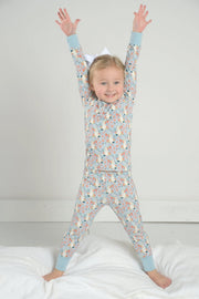 Bunny Bamboo Pajamas for Kids – Two Piece Set