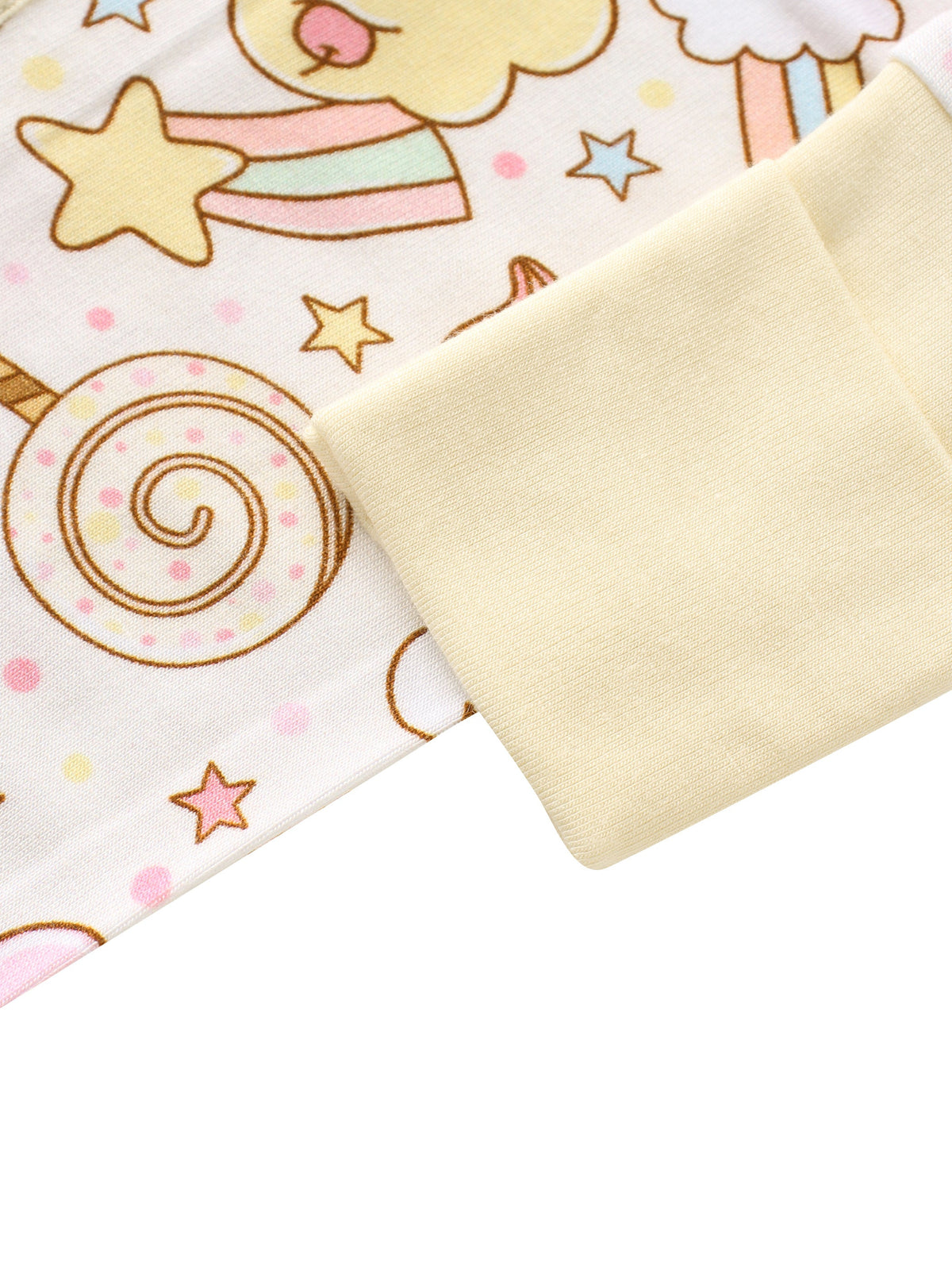PoshTOT Rainbow Snacks Bamboo Baby Convertible Zippy Romper