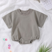 Short-sleeve Organic Cotton Romper