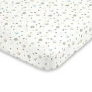 Disney Winnie the Pooh Classic Pooh Ivory, Blue, Sage, Tan Storybook 6 Piece Nursery Crib Bedding Set - Comforter, 2 Fitted Crib Sheets, Dust Ruffle, Baby Blanket, Changing Pad Cover