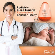 Firefly Portable Baby Sound Machine + Shushie Pacifier 2-Pack Bundle