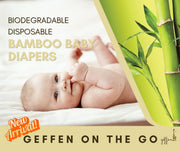 Biodegradable Bamboo Disposable Diapers | Geffen On The Go