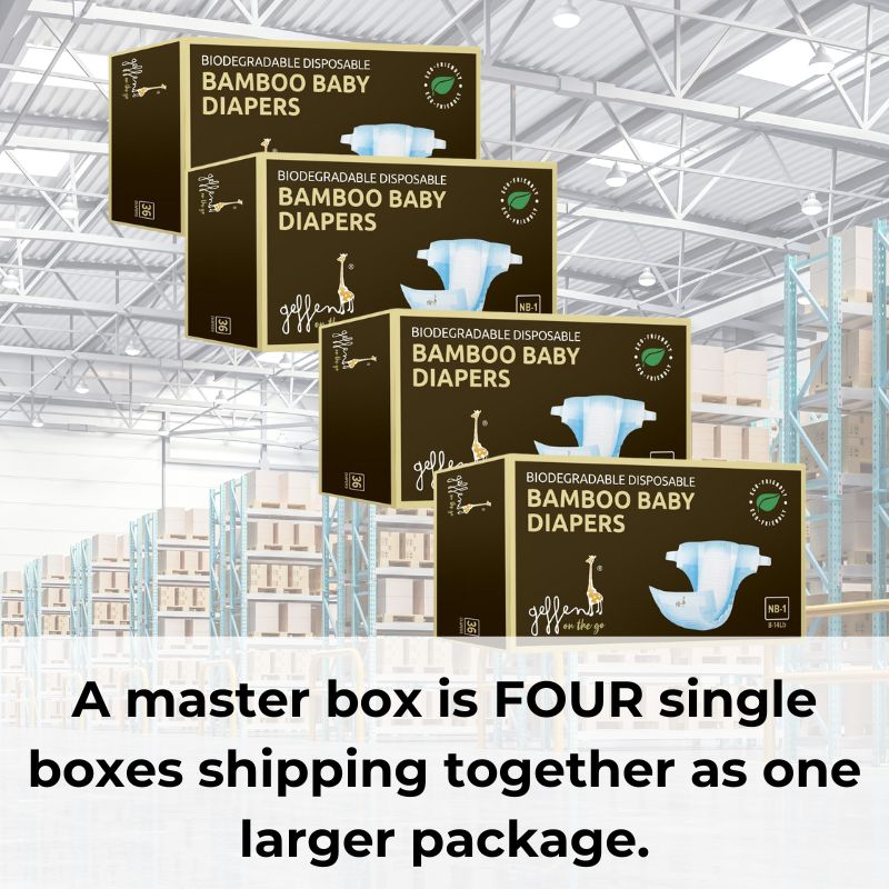 Biodegradable Bamboo Disposable Diapers | Geffen On The Go