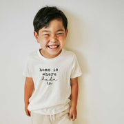 Home is Where Dada Is Organic Kids T-shirt