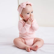 Bamboo Baby Bodysuit in Mary Rose by SwaddleAn