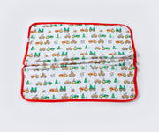 Moo-y Christmas Organic Cotton Christmas Baby Blanket