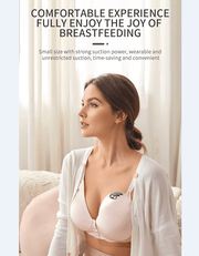 PSMY382 wearable electric breast pump 150min ultra-thin breast pump without PVC massage / breast pump / inverter / automatic 12 functions 320mmHg without BPA,
