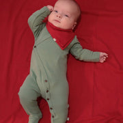 2 pc.  footie set | Red and Green