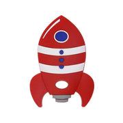 Rocket Silicone Baby Teether Rodent Baby Teething Toys Chewable Animal Shape Baby Products Nursing Gift
