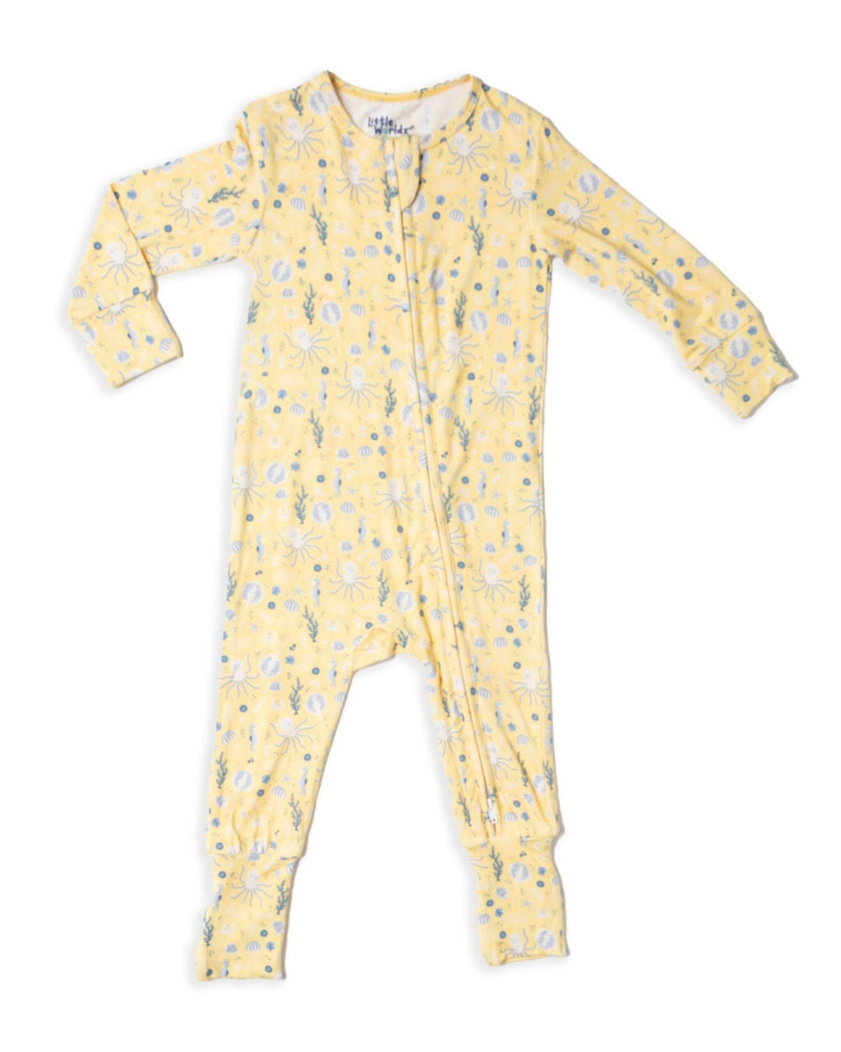 Sea Creatures Bamboo Toddler Pajamas – Romper