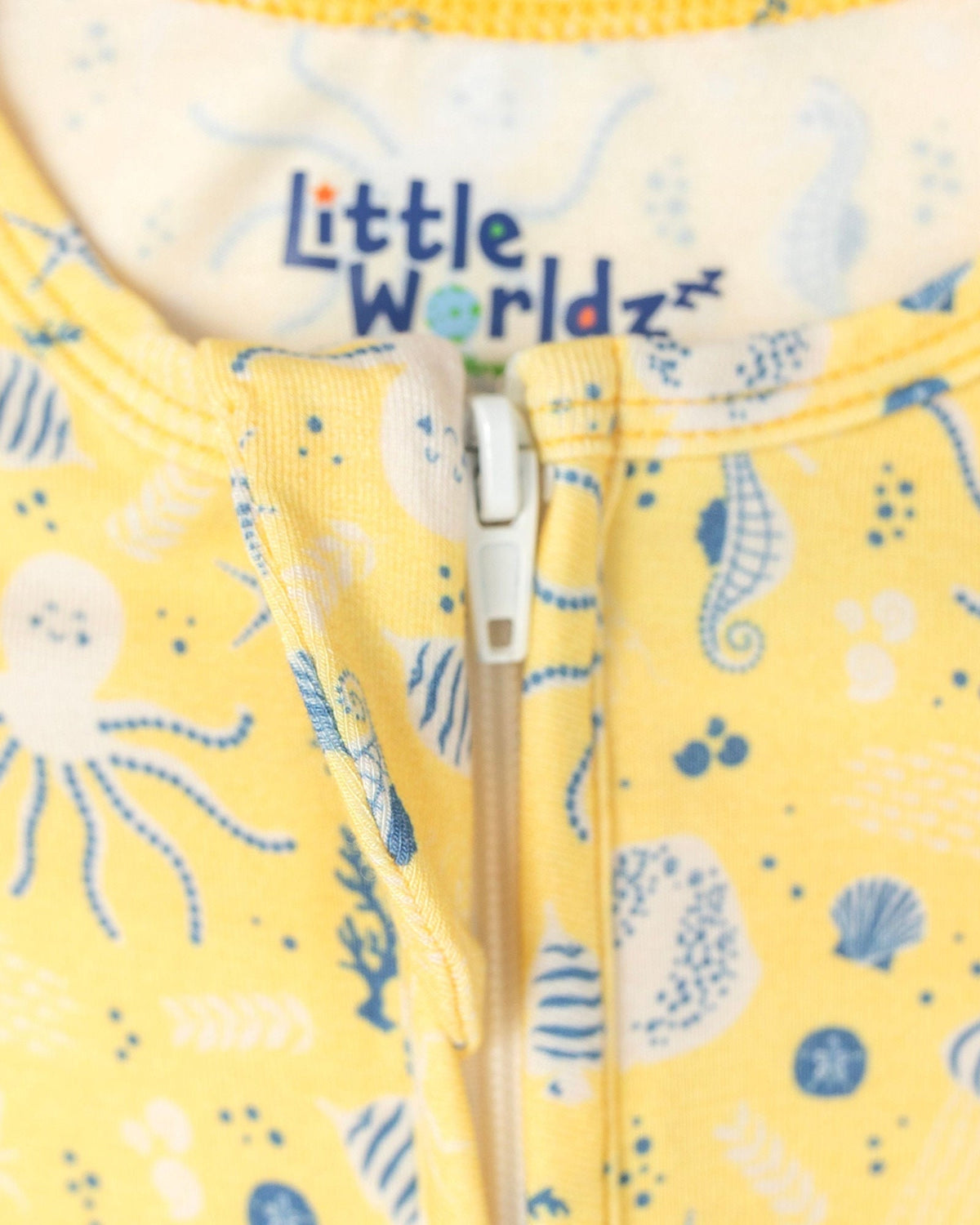 Sea Creatures Bamboo Toddler Pajamas – Romper