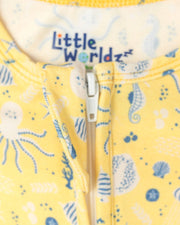Sea Creatures Bamboo Toddler Pajamas – Romper