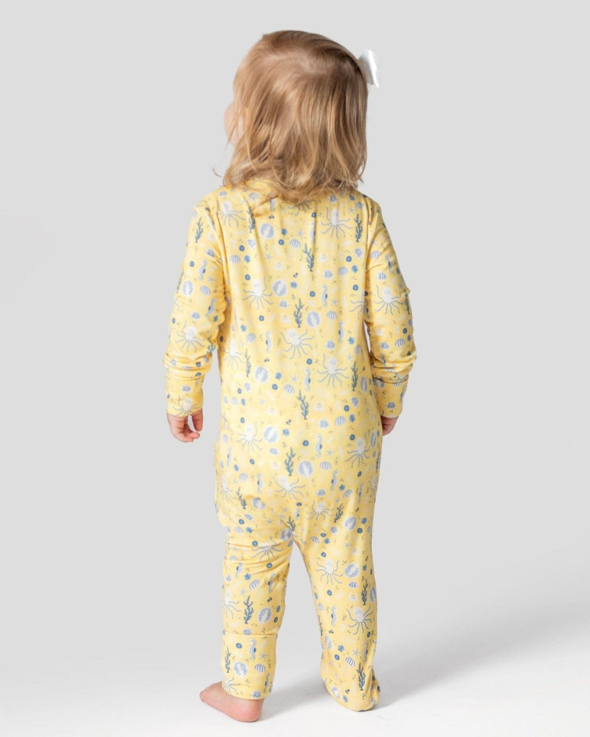 Sea Creatures Bamboo Toddler Pajamas – Romper