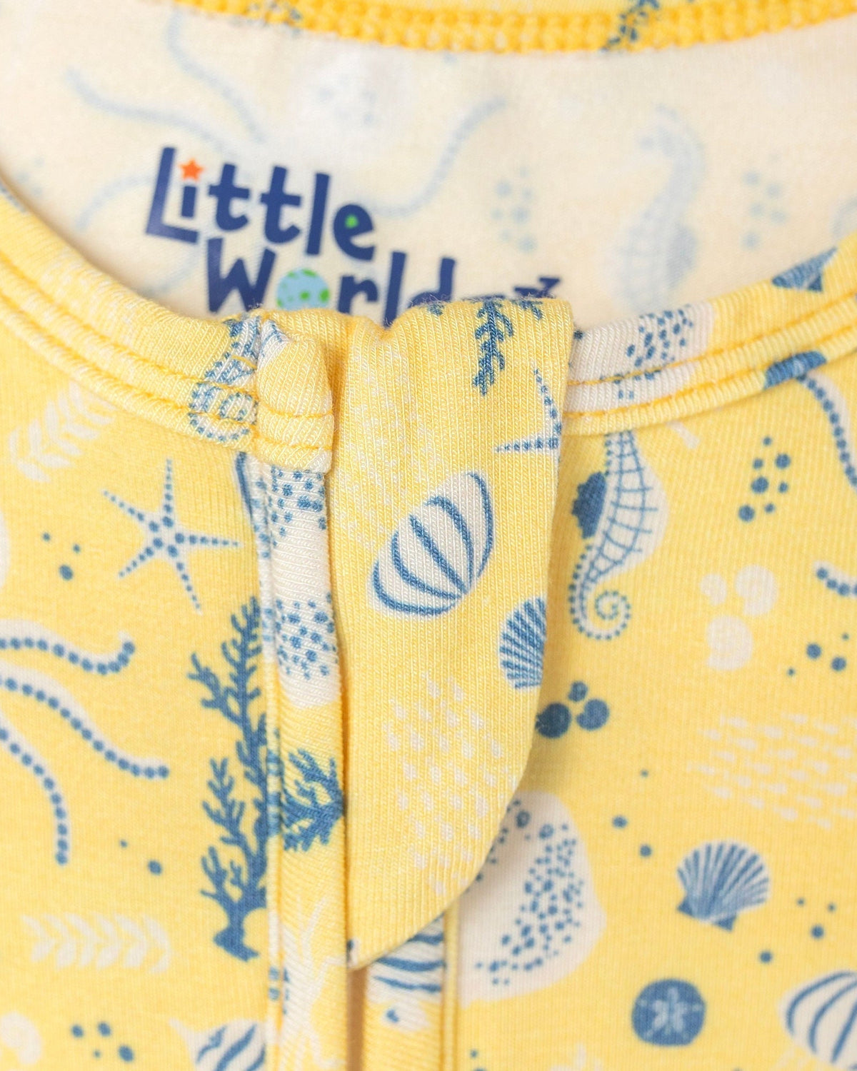 Sea Creatures Bamboo Toddler Pajamas – Romper