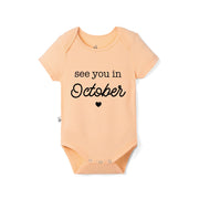 'See You in October' Bamboo Baby Bodysuit
