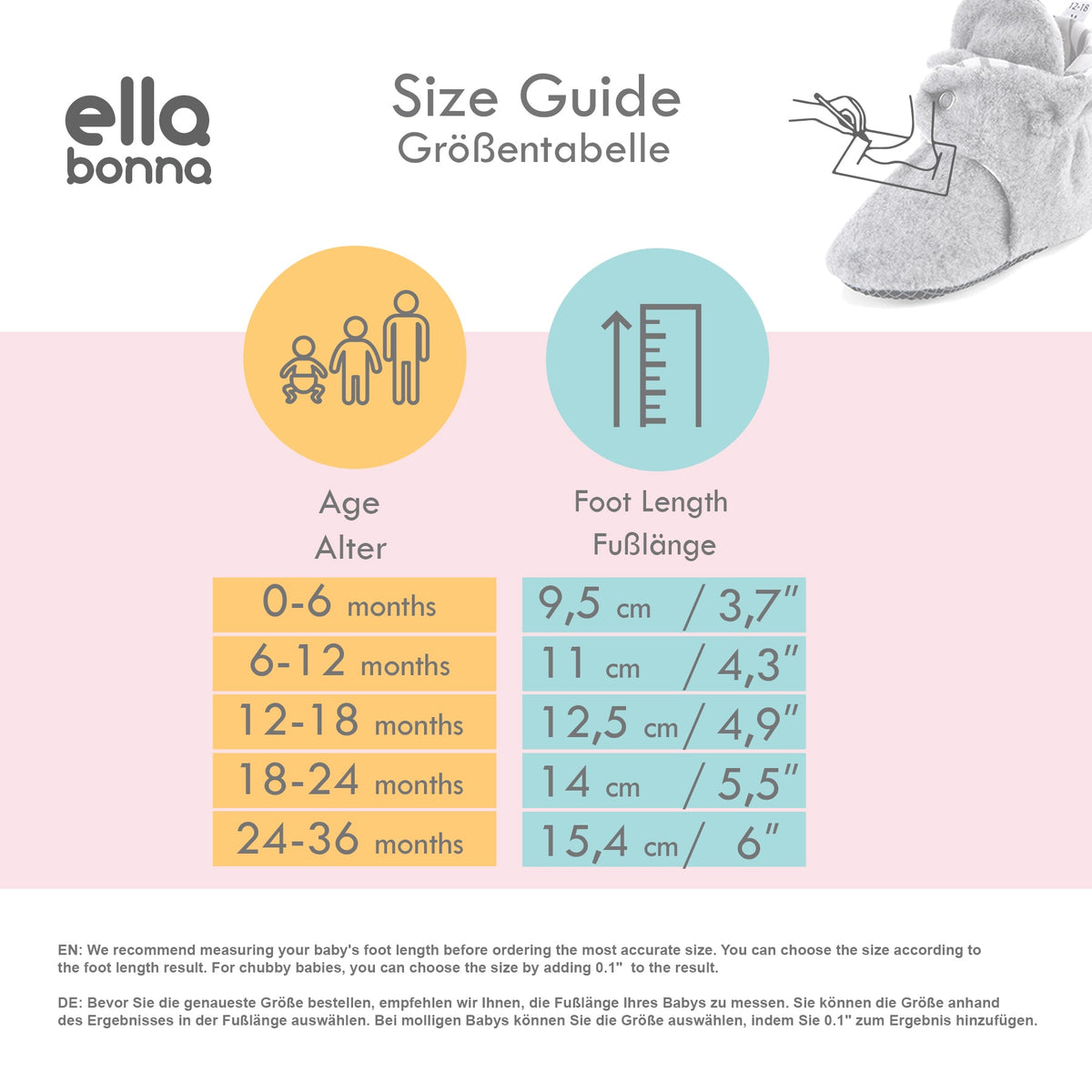 Organic Cotton Baby Booties, Non-Slip Sole, Cotton Newborn Booties Home Nursery Shoes, Rainbow