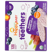 HAPPY BABY Blueberry and Purple Carrot |Teethers - Perfect First Snack