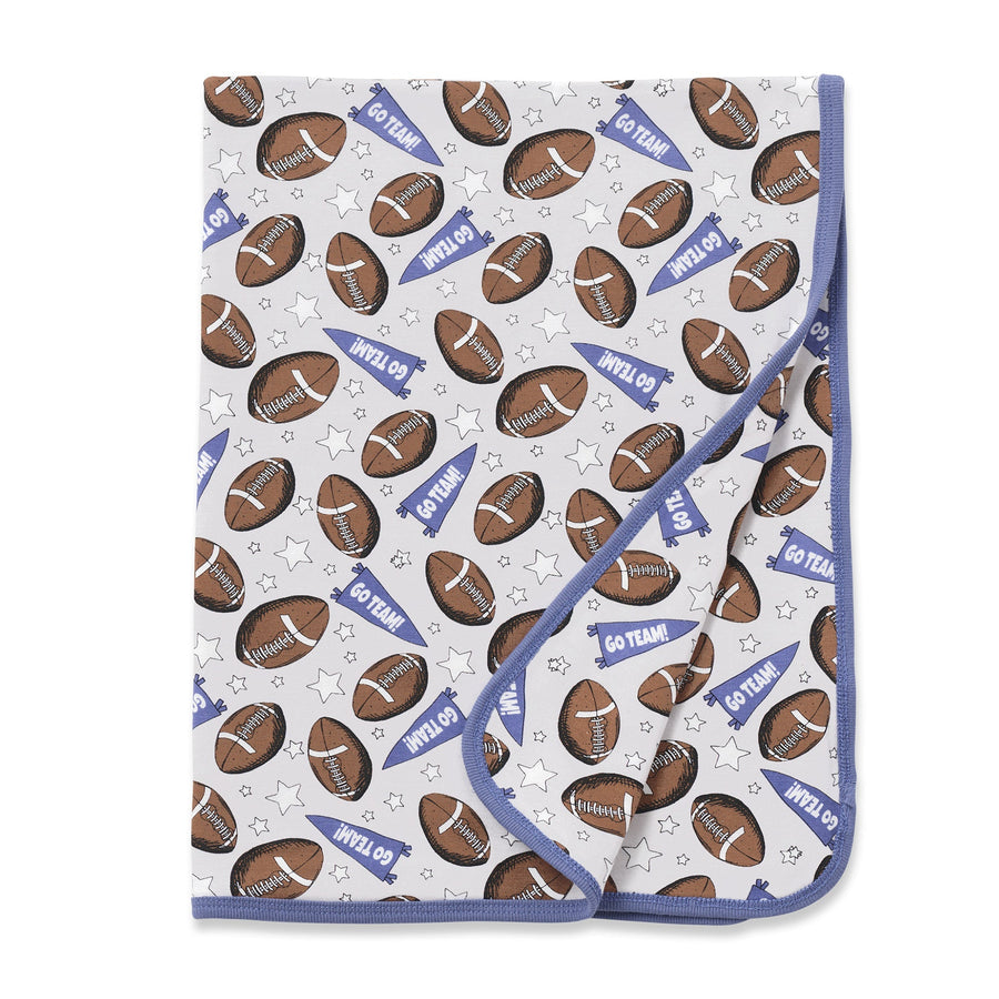 Baby Boy's American Football Bamboo Stroller Blanket